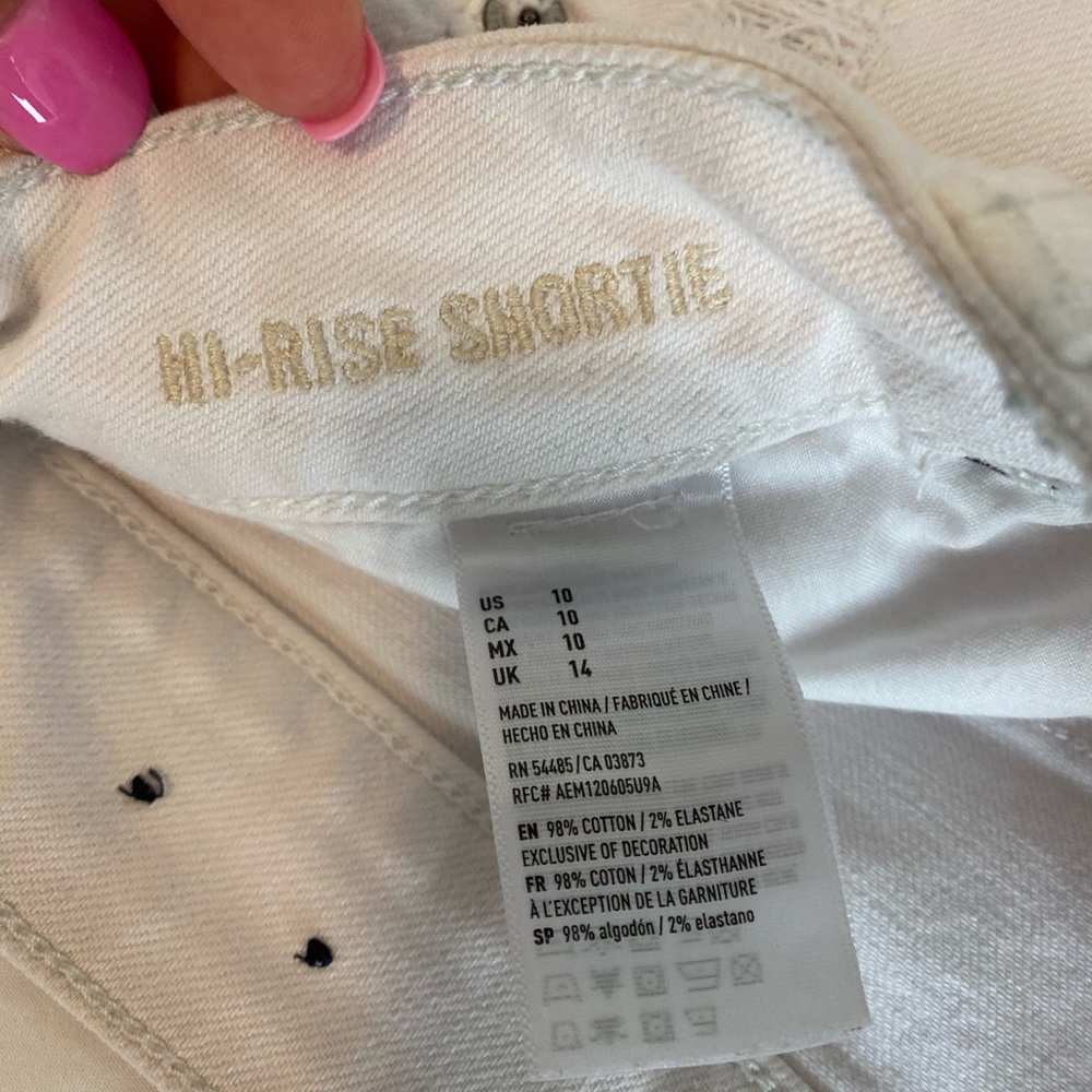 Off white Denim shorts - Picture 3 of 3